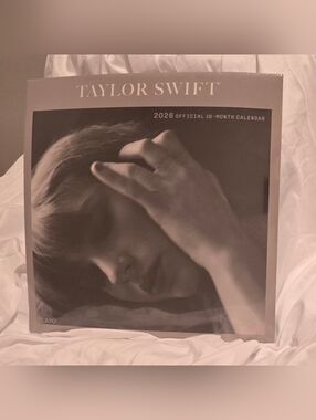 Taylor Swift 2026 Official 16-Month Calendar - Black & Cream Cover